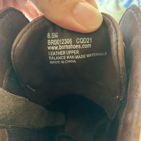 Born Lace Up With Zipper Ankle Boot 8.5 NWT - Picture 6 of 6